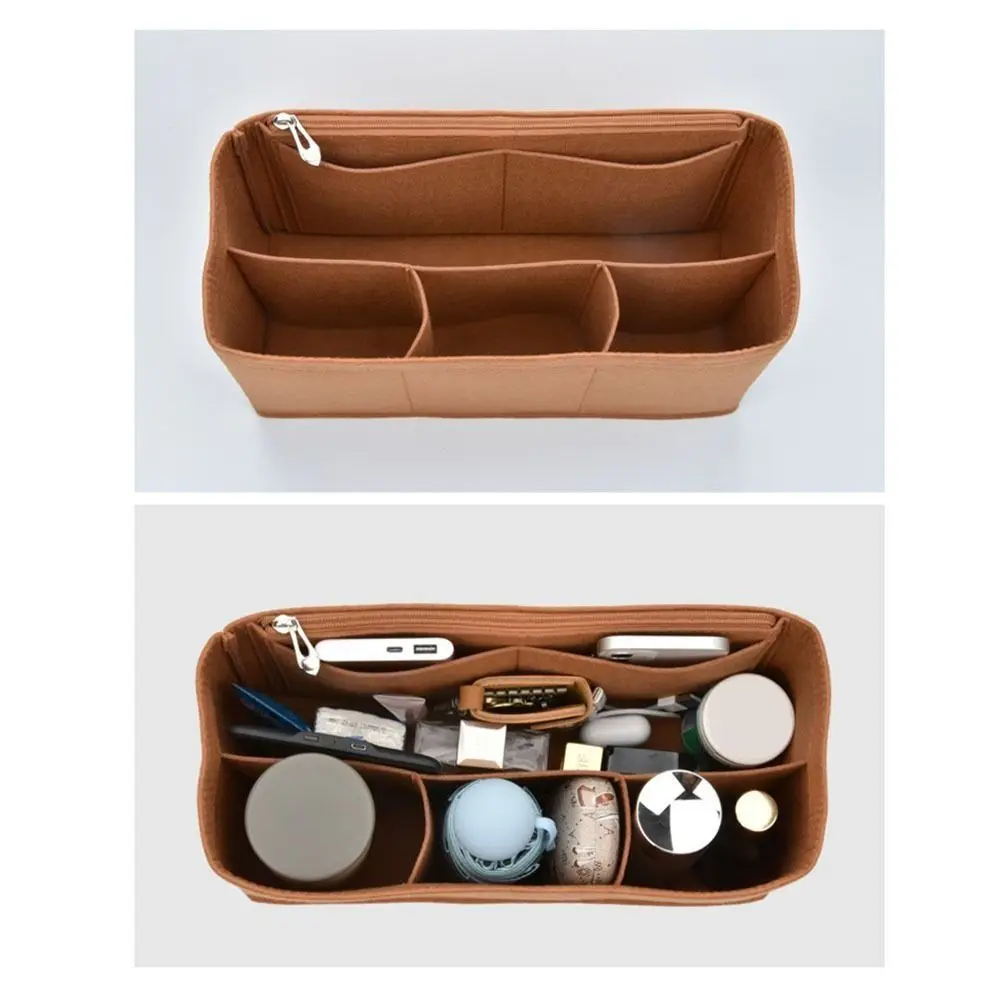 Bolso de fieltro duradero, bolsa de almacenamiento, soporte para bolso, organización de forro, bolsa interna portátil para Liz Visetos - imagen 3