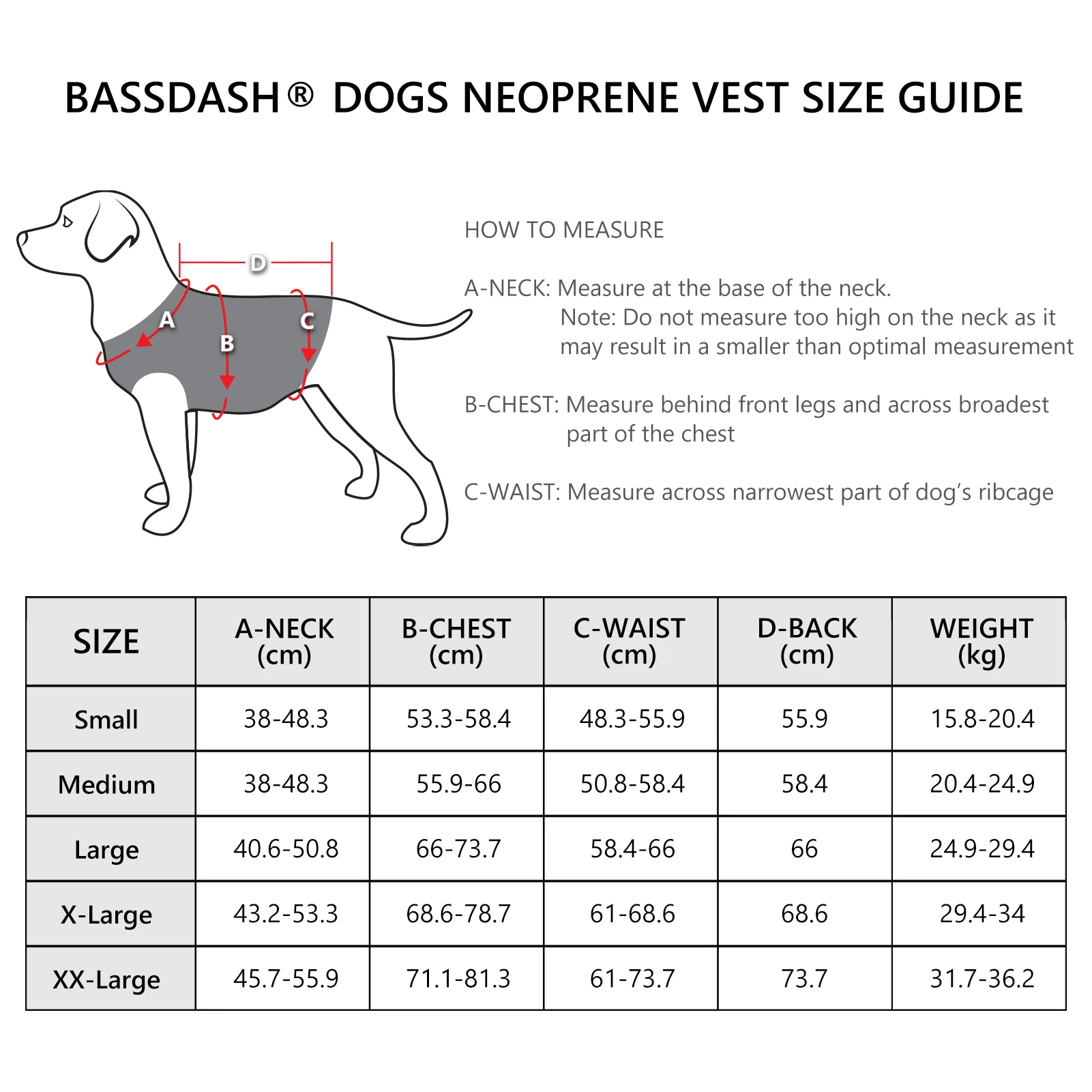 Bassdash-Chaleco de caza ajustable de neopreno para perro, protección de pecho impermeable, Camuflaje - imagen 3