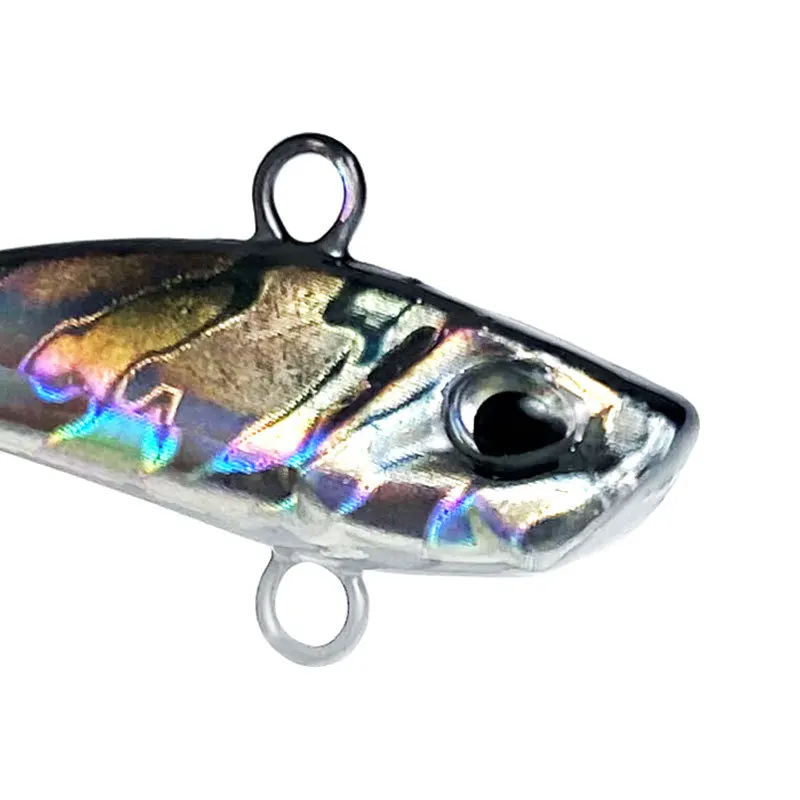 Gran oferta 7/10/15/20g ojos 3D Metal Vib hoja señuelo hundimiento vibración cebos vibración Artificial para lubina Pike perca pesca 5 colores - imagen 4