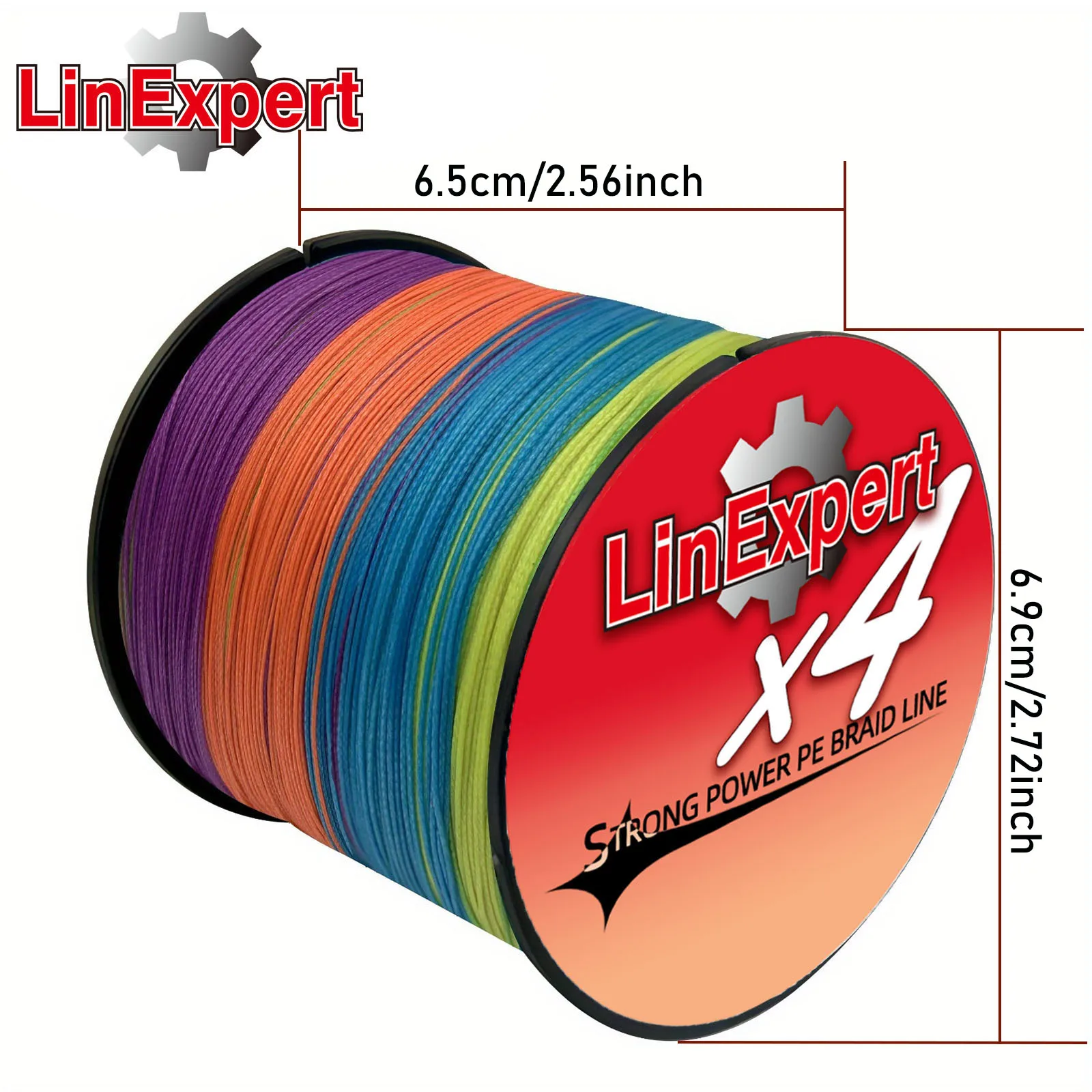 Línea trenzada 4 hilos LinExpert – PE multifilamento de lances suaves - imagen 5