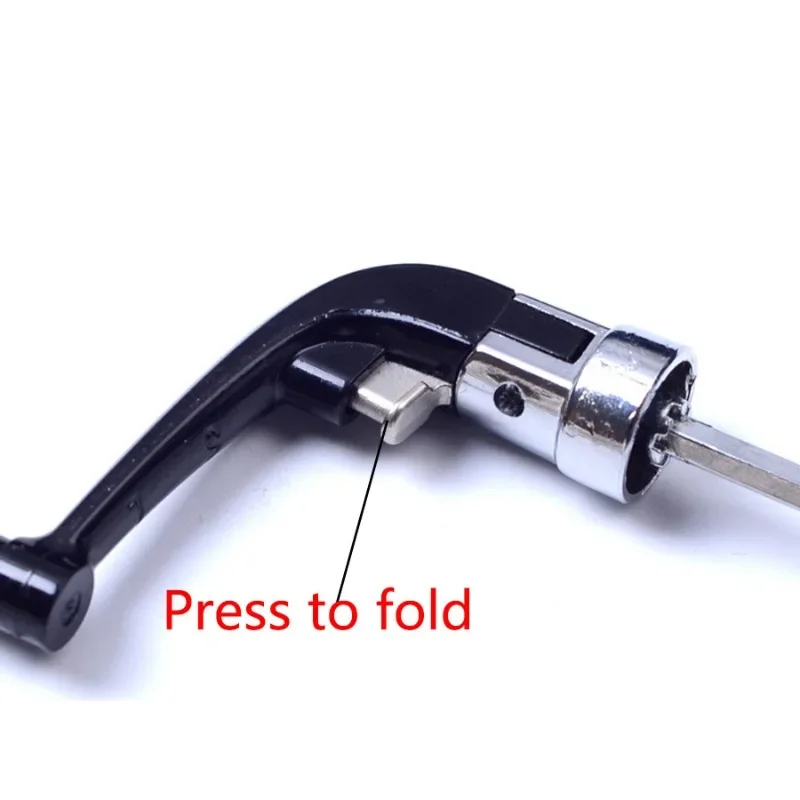 Carretes de pesca modelo Universal 200, brazos de roca, rocas pequeñas, mango plegable, tornillos de 1 pieza - imagen 4