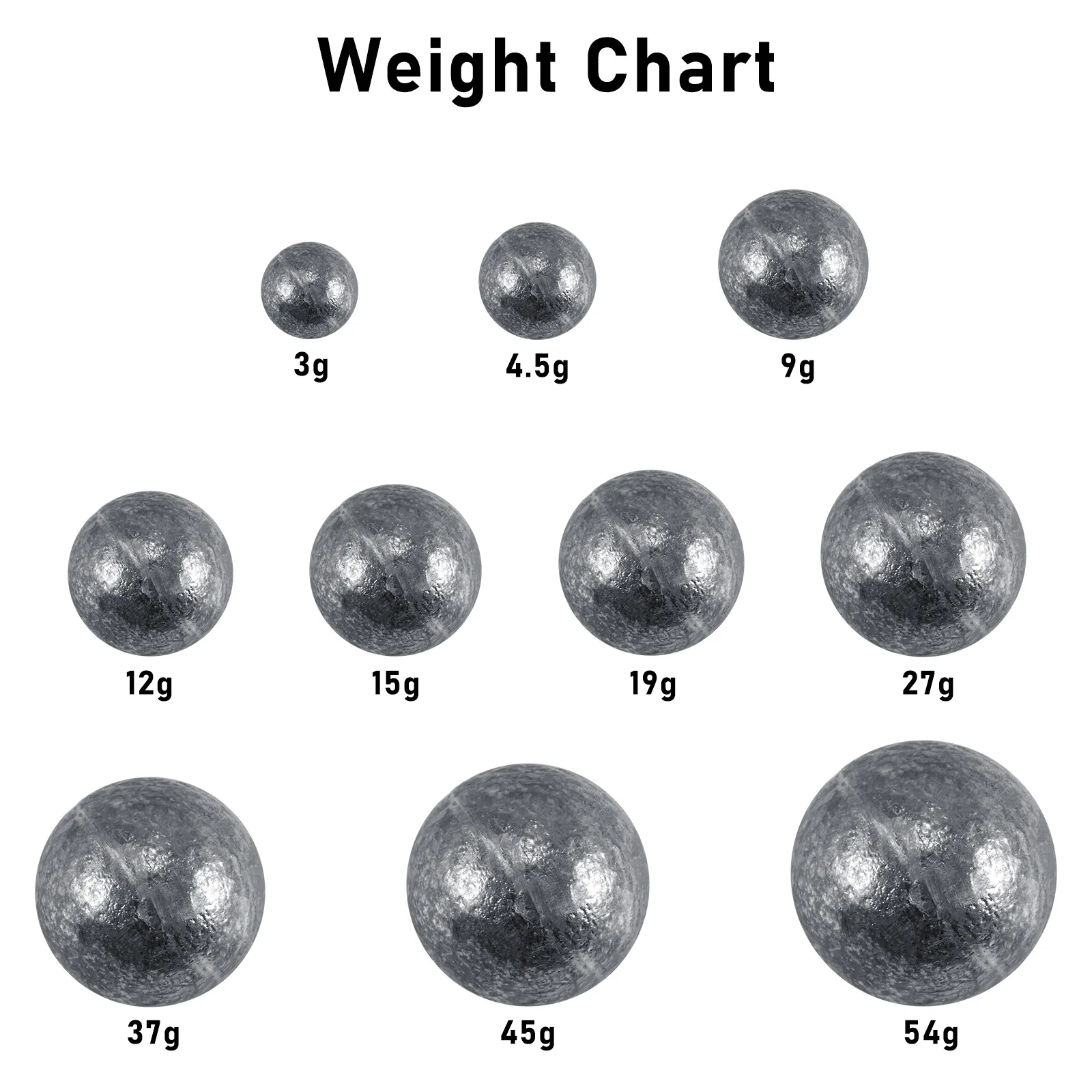 Plomada de peso de pesca de bola redonda perforada en línea para correr, aparejo de plomo de fundición larga, cabezal plano de pesca, platillo de besugo de bacalao - imagen 2