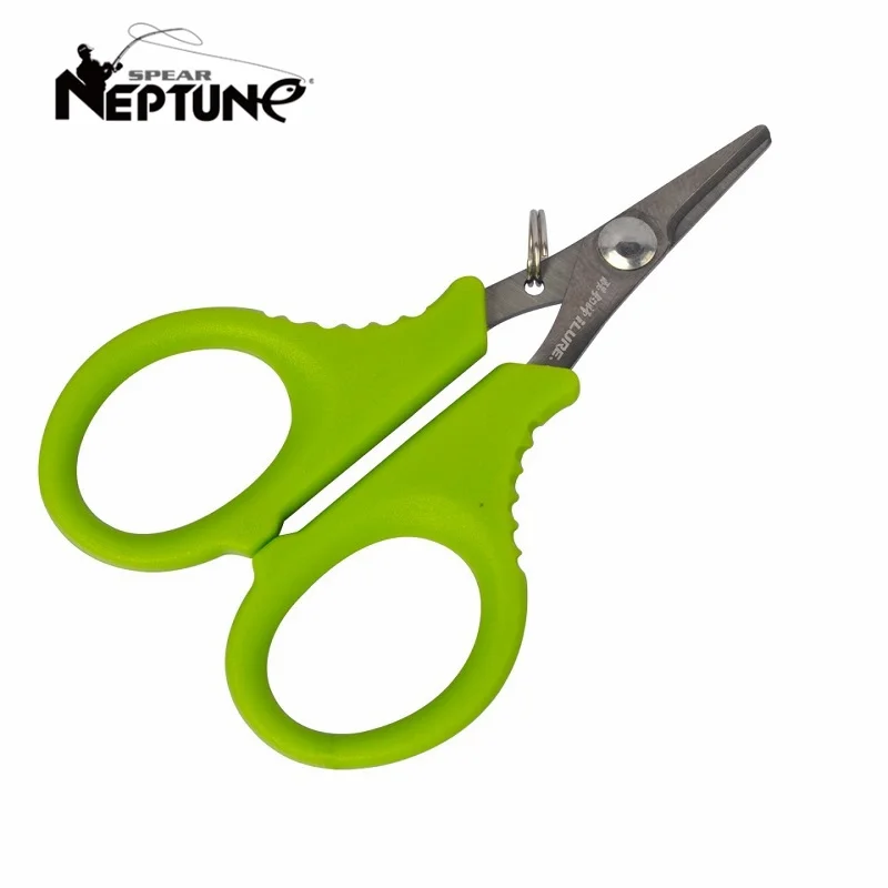 Stainless Steel Mini Fishing Use Scissors Portable Shape Scissors Plier Cut PE Braid Line Fishing Tools Sea Fishing Accessories