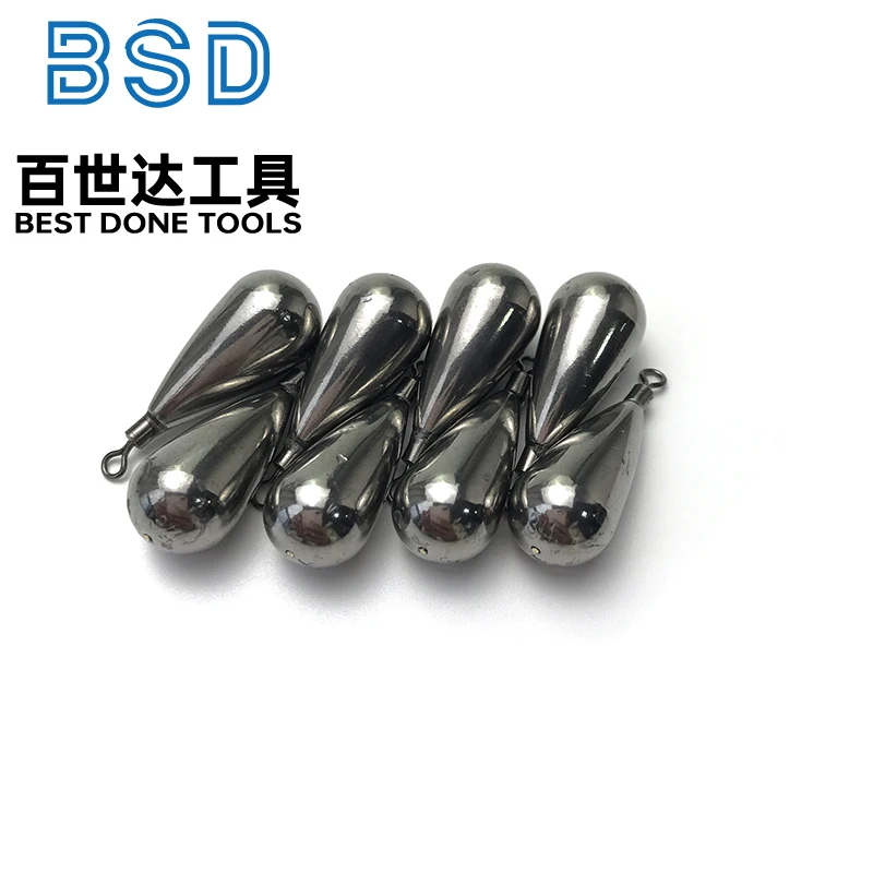 Juego de pesas de pesca de tungsteno 97%, 10 piezas - imagen 4