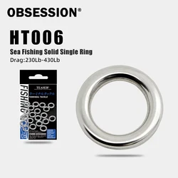 Obsession HT006 Anillo giratorio inoxidable para pesca deportiva