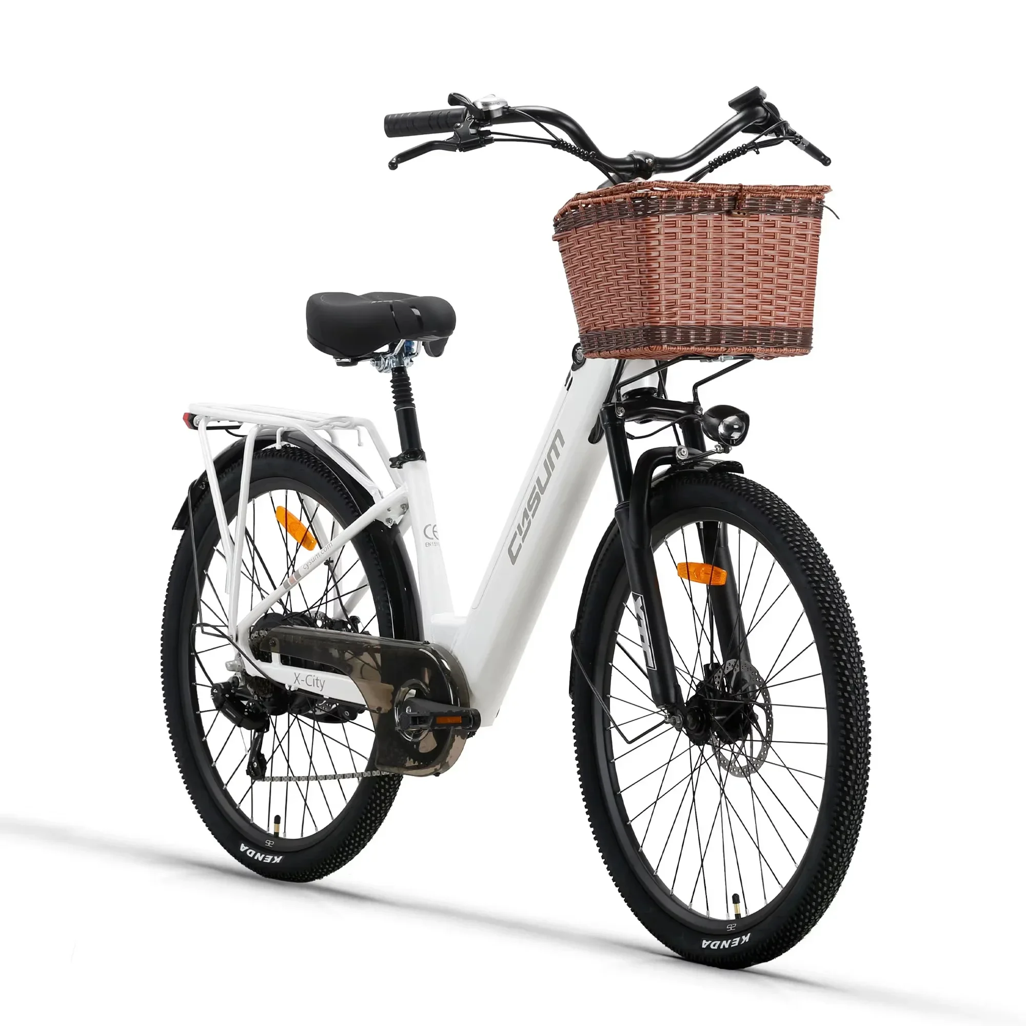 CYSUM X-City Bicicleta Eléctrica Urbana 26'' Batería Extraíble - imagen 4