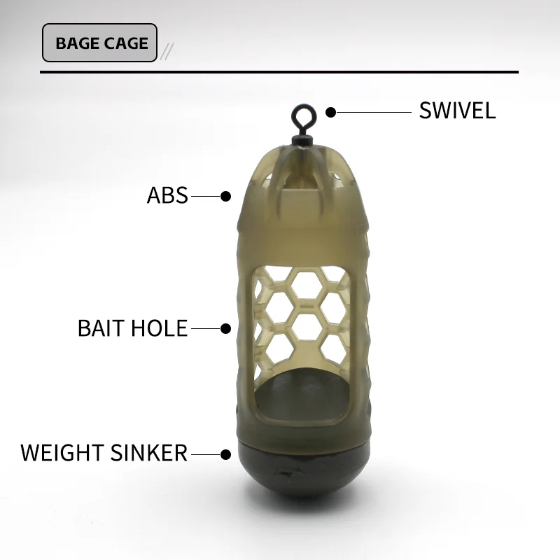 Aparejos de pesca de carpa, jaula de cebo 30/40/50G, jaula de cebo de liberación rápida, cesta, método de cebo, jaula alimentadora, accesorios de aparejos de pesca, 1 ud. - imagen 4
