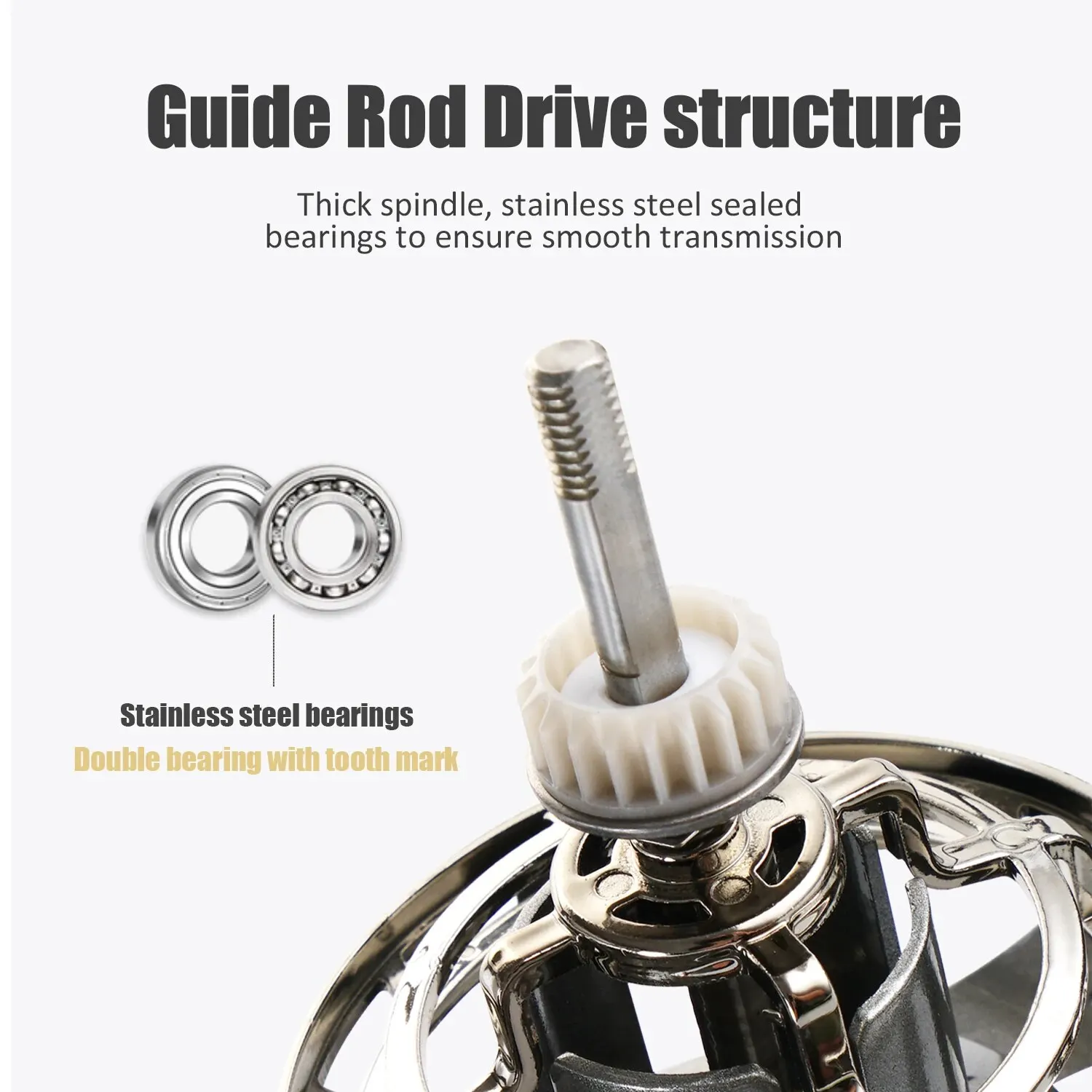 Huidiao-carrete de pesca giratorio de acero inoxidable, 8000, 9000, 10000, 12000, 14000, 25KG, potente, arrastre de agua dulce y salada - imagen 3