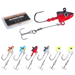 Goture Jig Head con anzuelo y plomo – para vinilo