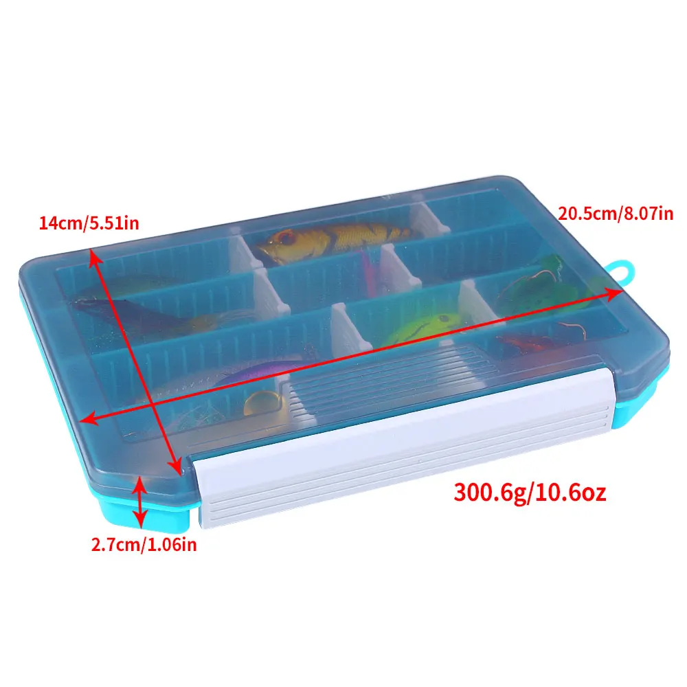 Kit de caja de 24 Uds., juego de Señuelos de Pesca para trucha/pike/bajo, juego de pesca multiseñuelo, aparejos de pesca en capas, aparejos de pesca - imagen 4