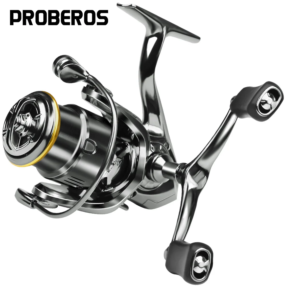 Carrete de pesca Luya metálico – Copa de alambre y doble balancín - imagen 3