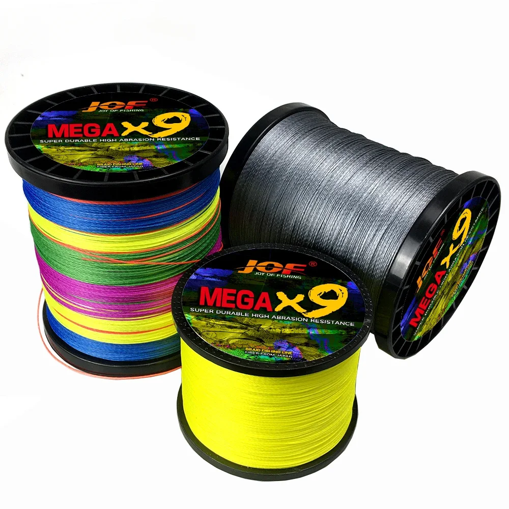 Línea de Pesca de mar trenzada multifilamento de 9 hebras, fundición larga, 500-1000M, extremadamente fuerte, 9-45,4 KG, accesorios de Pesca - imagen 4