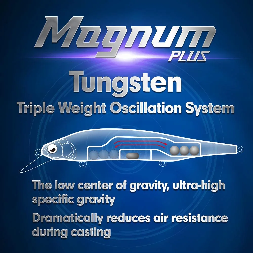 Señuelos de pesca FSTK que se hunden Minnow Kanata 115mm 18g Minnow Crank X80 sistema de peso de tungsteno cebo Artificial de agua salada Max 2,2 m - imagen 3