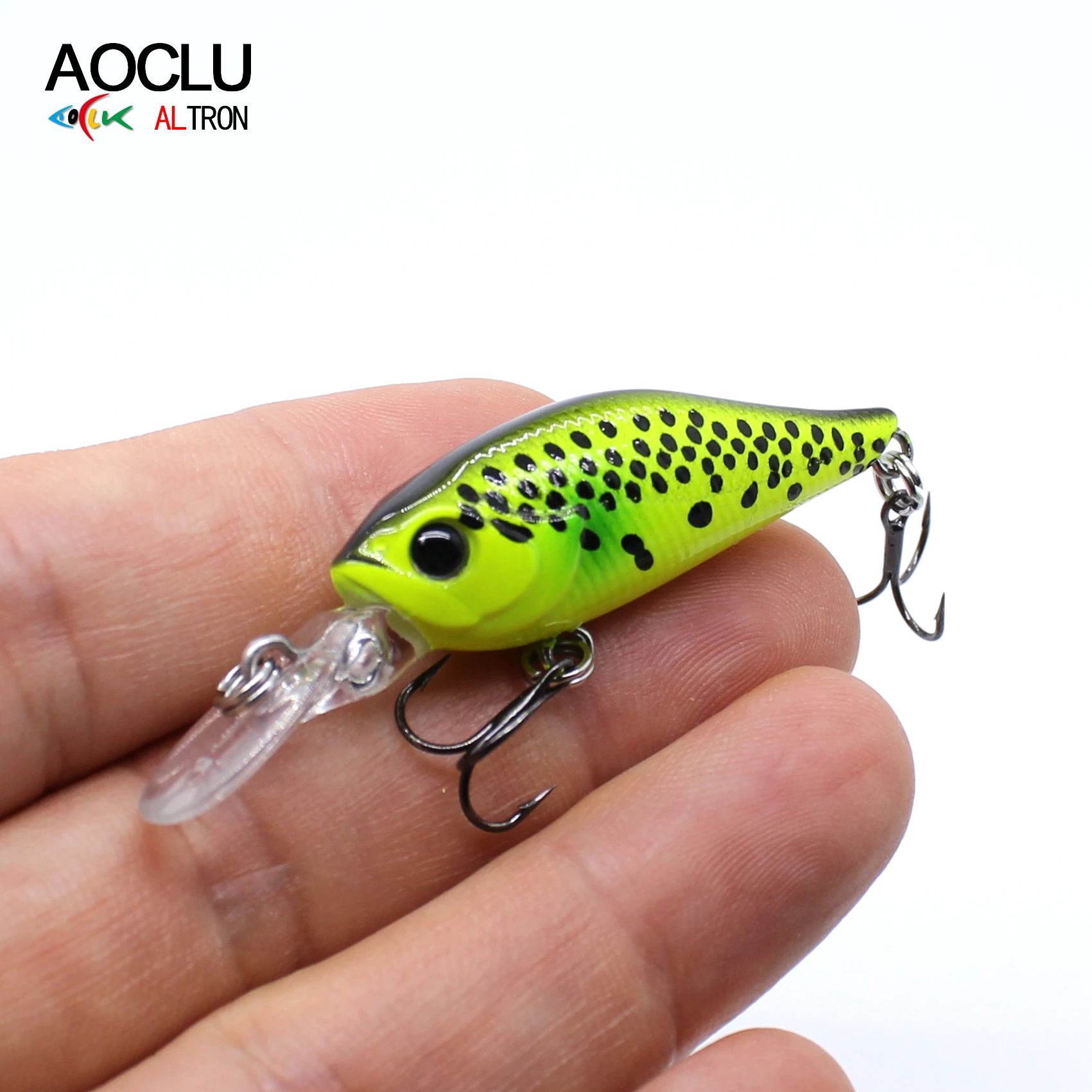 AOCLU-Mini Minnow Shad, 40mm, 2,5G, 0,7 M, nadador de buceo profundo, Crankbait flotante, Wobbler, ganchos VMC fuertes, calidad japonesa - imagen 4