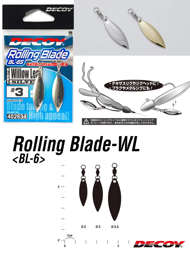 Shengyi Luya señuelo importado de Japón, accesorios giratorios, lentejuelas debajo del cebo blando giratorio, instalación y reemplazo - imagen 2