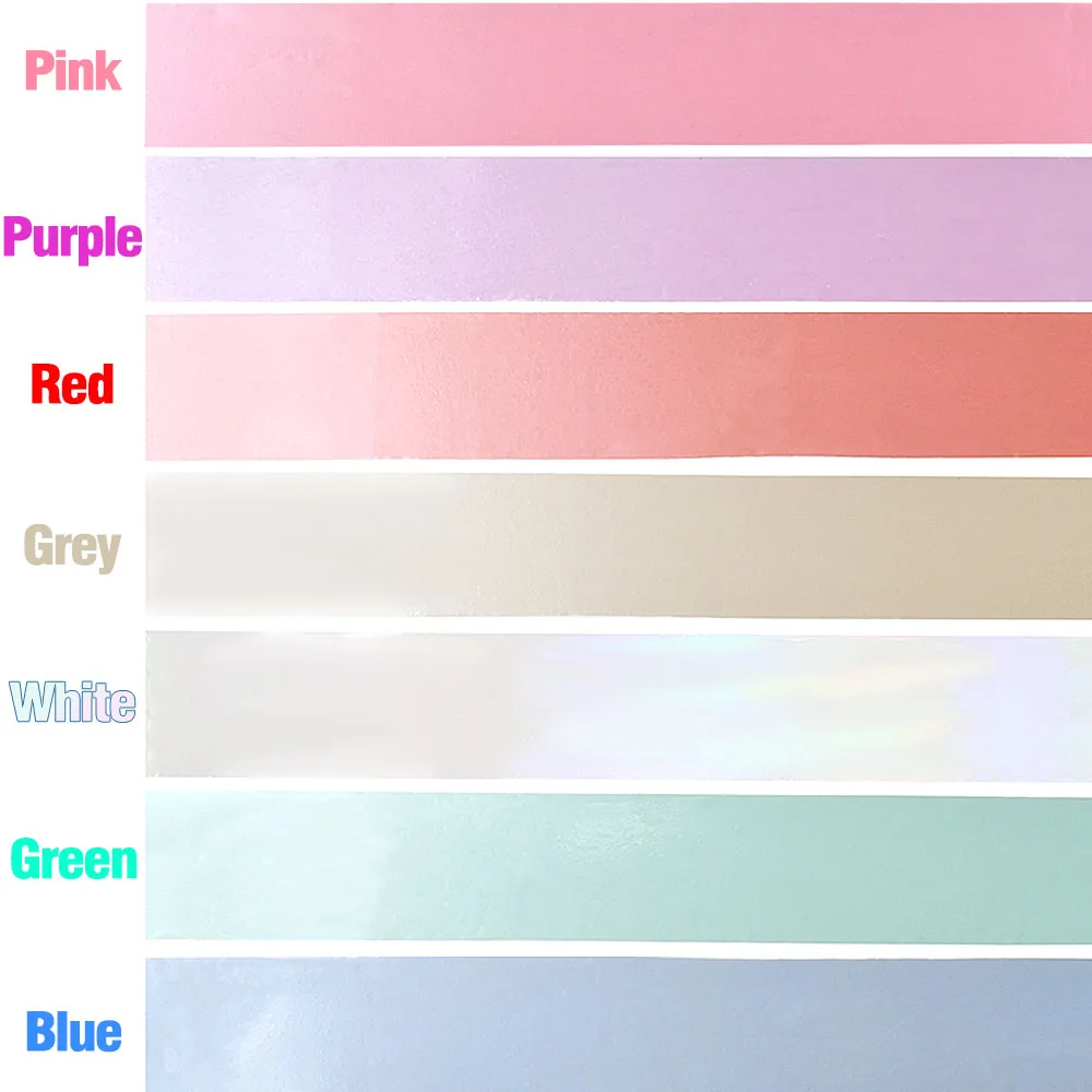 Mezcla de colores, 7 uds./14 Uds., 1,5x20 pulgadas, escamas de pescado con purpurina colorida, película nacarada, cinta para señuelos de pesca, atado de moscas y Material para hacer señuelos - imagen 5