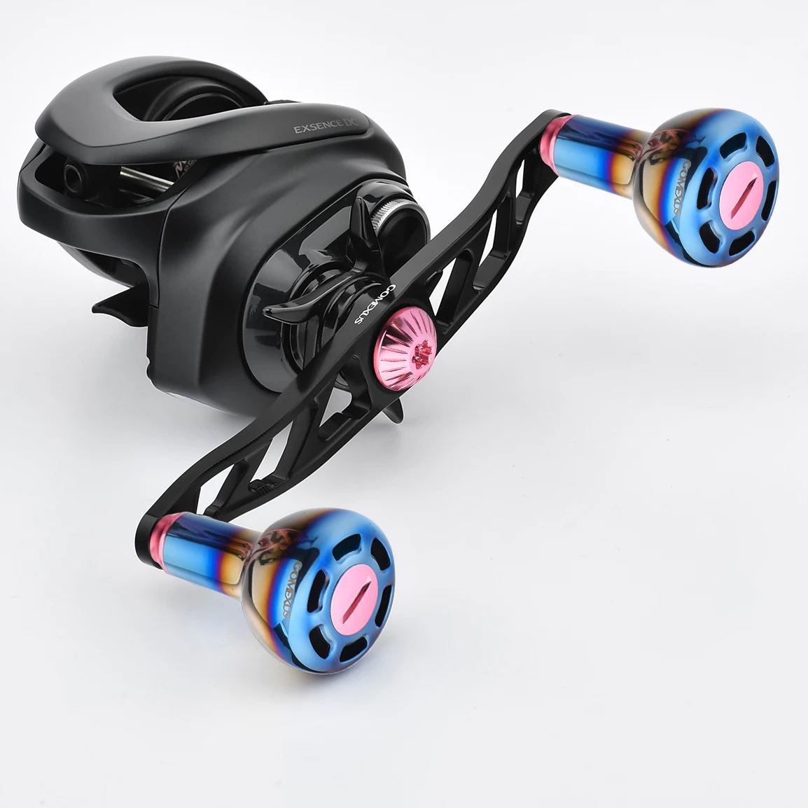 Gomexus doble mango para Daiwa Zillion Steez Saltiga Ryoga Seagate Sealine Tatula CC80 mango de carrete de Baitcasting 130 mm BDH-TA30 - imagen 3