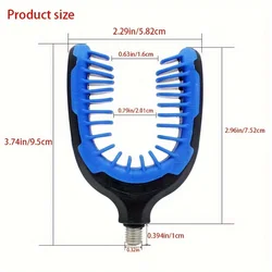Soporte en U para caña de pescar – Accesorio universal de plástico