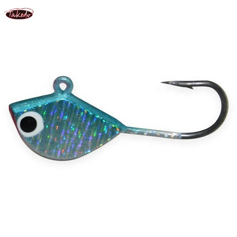 TAKEDO 4 unids/bolsa SP03 25MM 2,3G cabeza de anzuelo de pesca en hielo señuelo de pesca en hielo pesca de invierno para carpa lubina - imagen 5