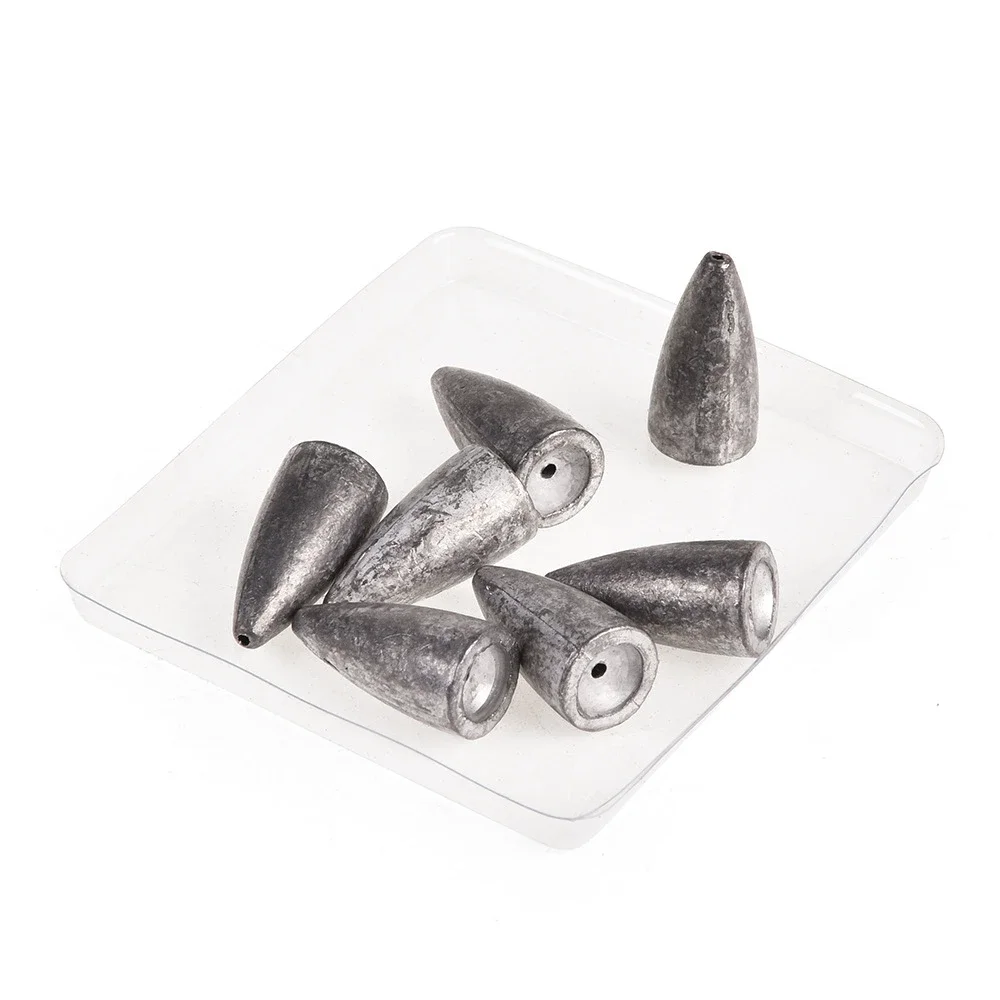 Gota de plomo 2,5g 3,5g 5g 7g 10g bolsa cargada bala plomo Pesca Luya Sea Pole plomo gota bala en forma de aparejos de Pesca Accesorios - imagen 4