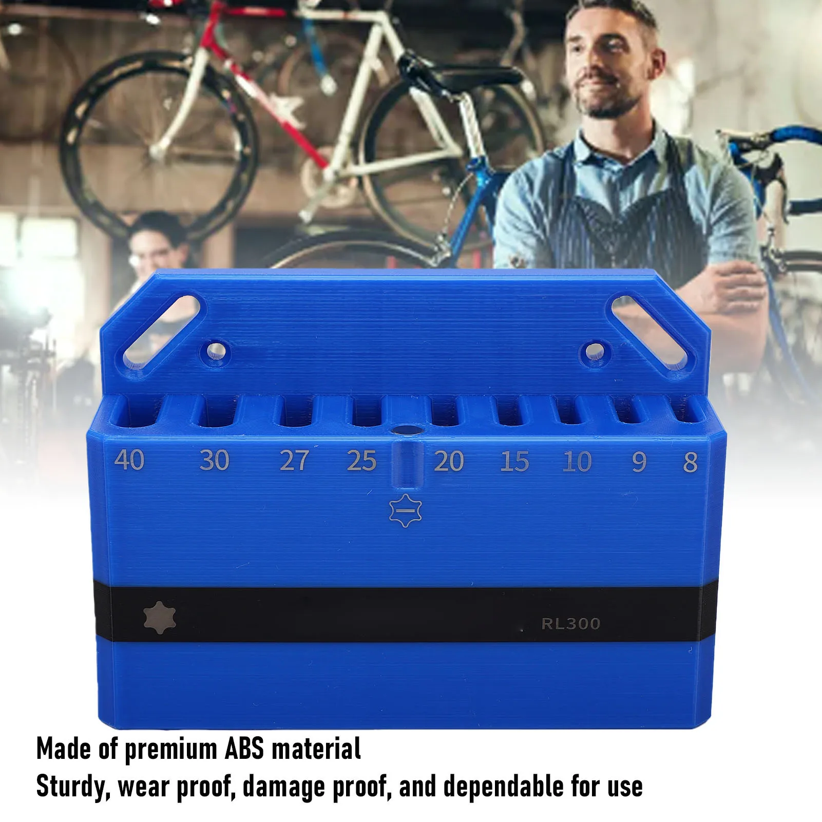 Organizador llaves hex Wera 967 – Soporte ABS pared para taller - imagen 2