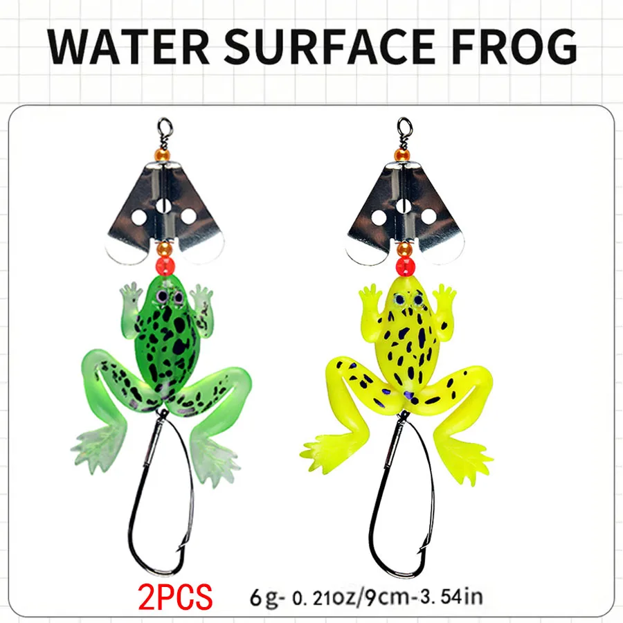 22 unids/caja Kit de Señuelos de Pesca Wobblers para lubina Walleye trucha carpa Minnow lápiz luminoso Vib y rana suave Swimbait juego de cebo duro - imagen 5