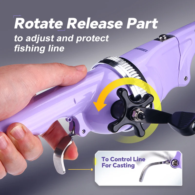 WEIHE 1 Uds. Juego completo de subvarilla plegable todo en uno para pesca en el mar - imagen 4