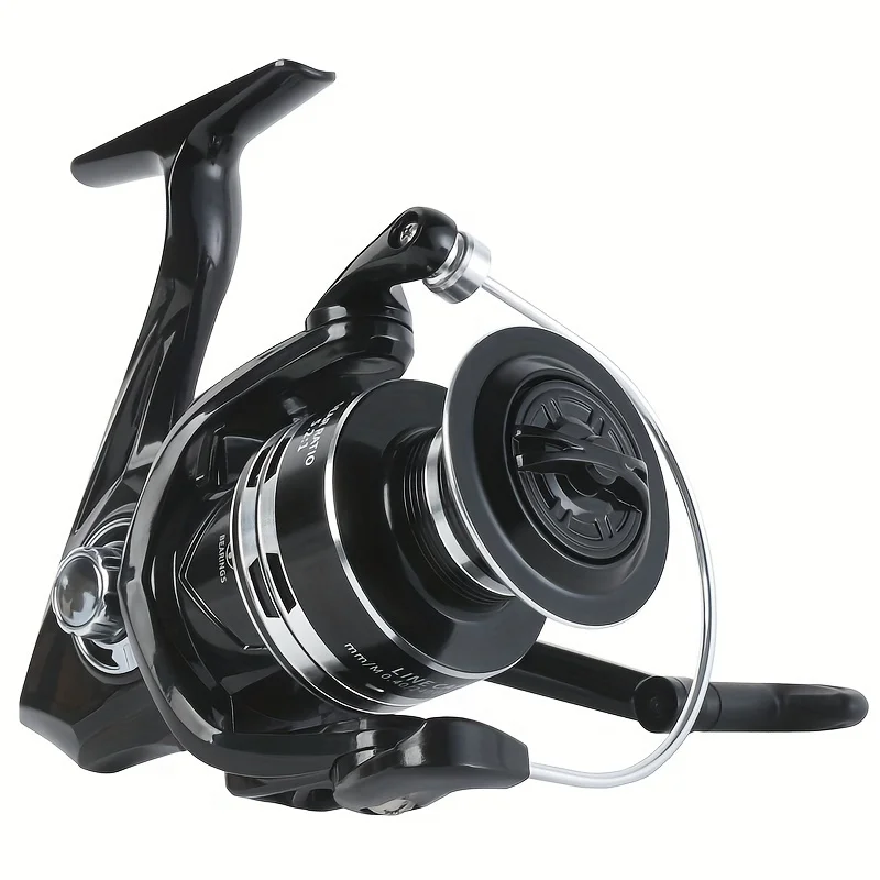 Carrete de pesca de Metal GLS 13BB HK Series 1000-7000, carrete giratorio, carrete de fundición de larga distancia, aparejos de pesca, rueda giratoria - imagen 3