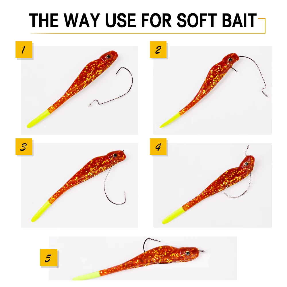 PROBEROS-SEÑUELOS blandos de silicona para Pesca, cebos de goma, Wobblers Swimbait, artificiales, 10-5g, para Pesca de Lucio Isca - imagen 4