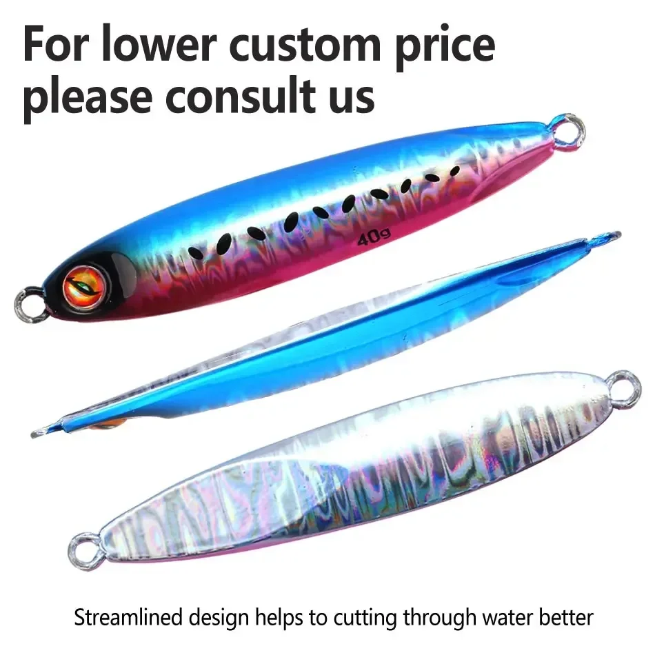 MOOKZZ-señuelo de pesca Jigging Speed Jinging, 20G, 40g, 60g, para barco de aguas profundas - imagen 2