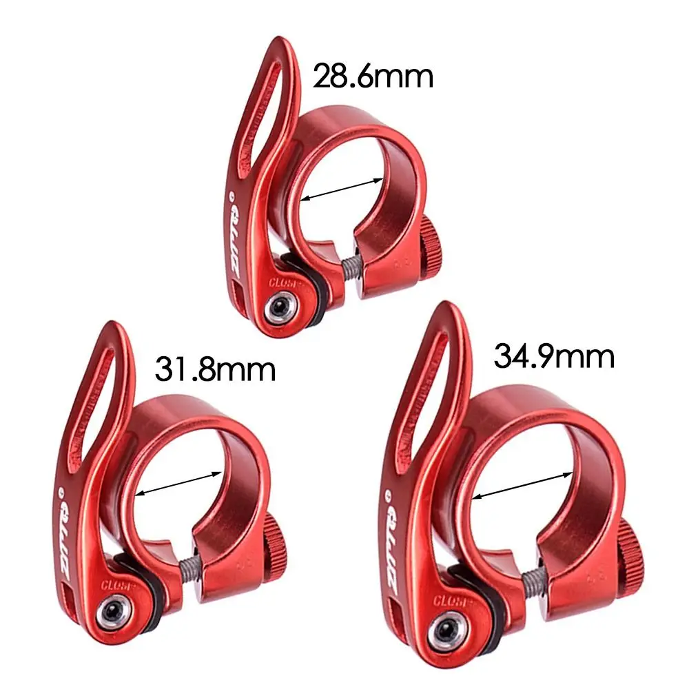 Mejore su experiencia de ciclismo con estas abrazaderas de asiento de bicicleta roja duradera ajustable