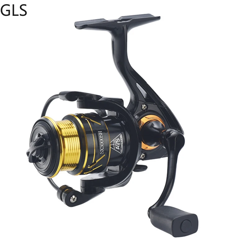 GLS-carrete de pesca para trucha, accesorio ligero y cómodo con agarre giratorio, relación de transmisión 2000: 1, serie 4000-5,2 - imagen 3