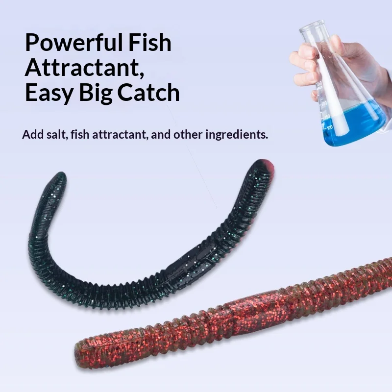 LIZARD FISHING Senko – Vinilo de hundimiento lento para Drop Shot - imagen 5