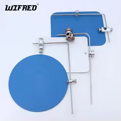 Wifreo, 1 unidad, placa de fondo para atado de moscas, placa de perfil de Metal, piezas de tornillo de banco de pesca con mosca, herramienta de atado de moscas, accesorios de equipo de pesca