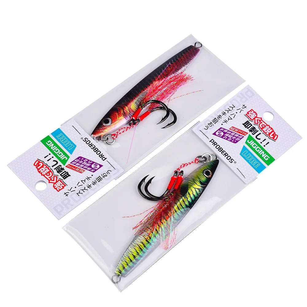 Cuchara Jigging Metal tiro largo – Impresión 3D láser para pesca en barco