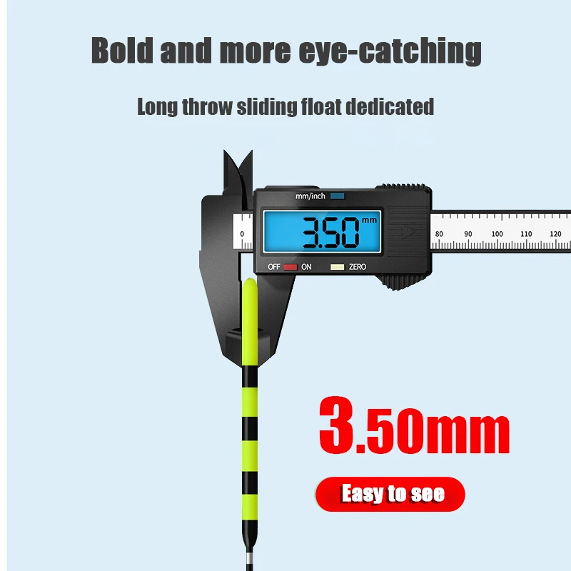 Flotador de pesca nocturno en roca, equipo de pesca al aire libre con sensor de gravedad LED de tiro largo, sensibilidad llamativa, rojo, 1,8G-11,5G, nuevo - imagen 5