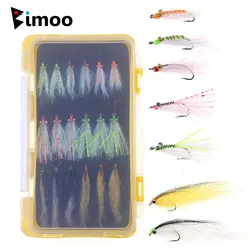 Kit Moscas Bimoo con Ojos 3D – Trucha, Lubina y Salmón