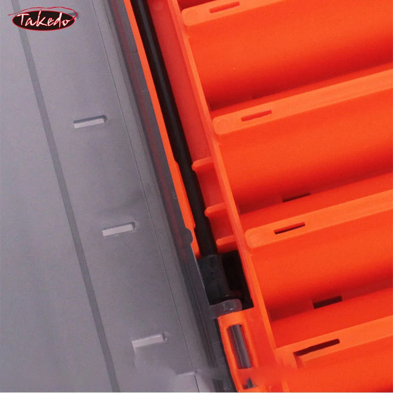 TAKEDO JYL03 Caja de Pesca Portátil para Señuelos Blandos y Cucharas