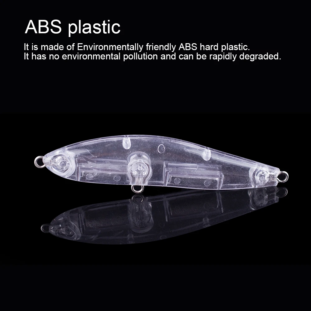 Hanlin-Señuelos de Pesca artificiales, cebo de lápiz que se hunde sin pintar, de plástico duro, 10/20 piezas, 12/22g - imagen 5