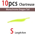 S 10pcs Chartreuse