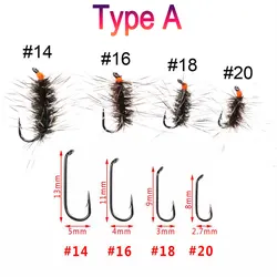 Mosca seca Griffith's Gnat Bimoo – Grizzly Hackle para trucha y grayling