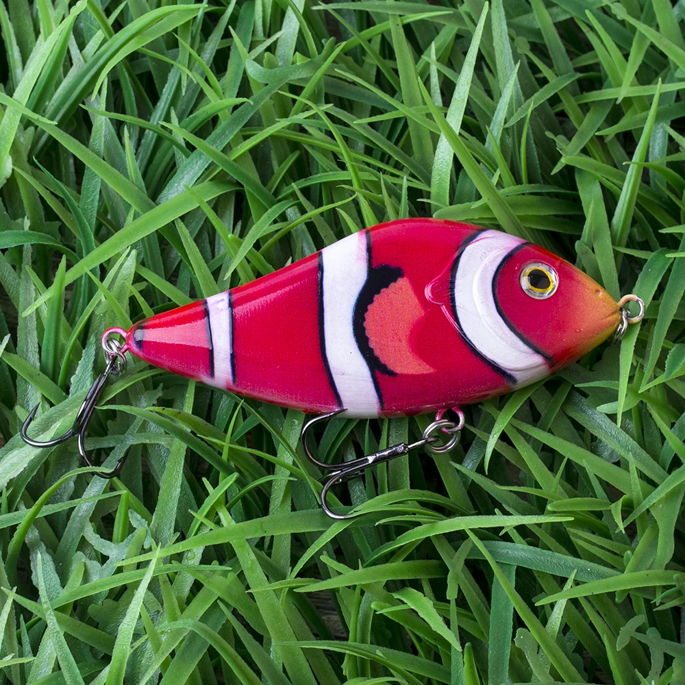 CCLTBA 100MM 45G Jerkbait de hundimiento lento señuelo de pesca deslizador acción de natación cuerpo duro Jerk cebo para Lucio pesca almizclada - imagen 5