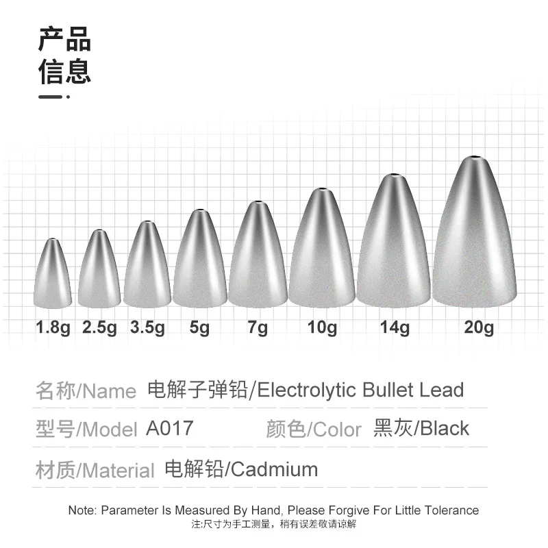 30 unid/caja 2,5g 3,5g 5g 7g 10g bala de hundimiento más rápido plomo de peso Texas Rig juego de plomo de Metal accesorios de pesca - imagen 3