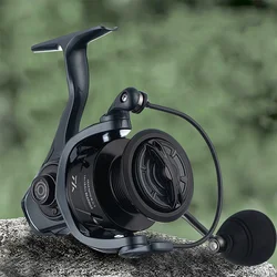 Carrete giratorio de pesca Mavllos Vena 1000-5000 carrete poco profundo arrastre máximo 11,5 KG relación 6,2: 1 carrete de pesca de agua salada de Metal ultraligero