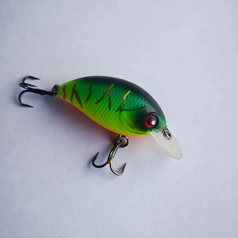 BassLegend-SEÑUELOS de pesca para trucha, cebos Crankbait para buceo poco profundo, Wobbler, lubina negra, 36mm, 4,5g, 36F - imagen 5
