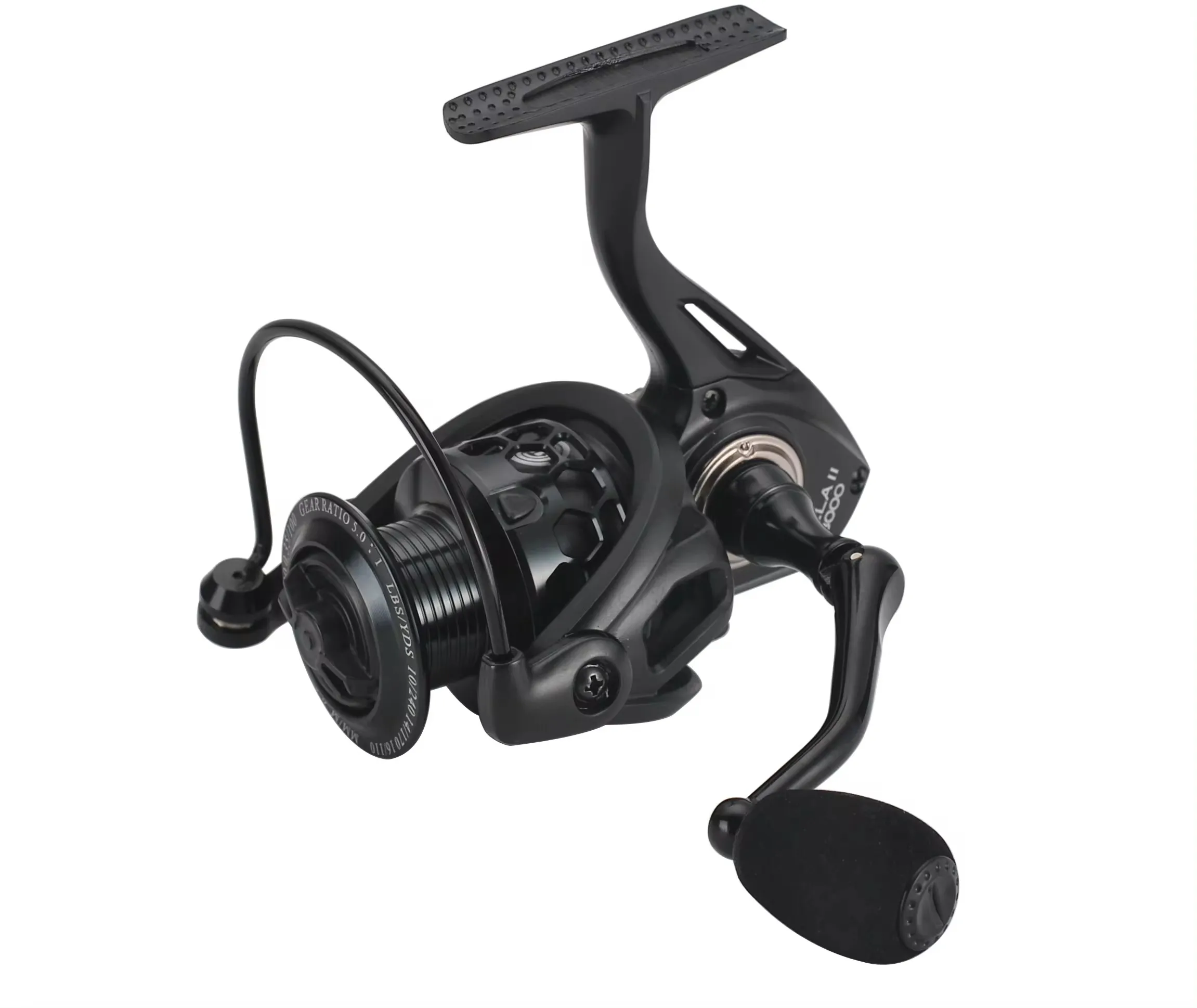 Carrete de pesca giratorio de lagarto, arrastre máximo de 8kg, serie 1000-6000, relación de engranaje 5,2: 1 para pesca en el mar, carrete de carpa - imagen 5