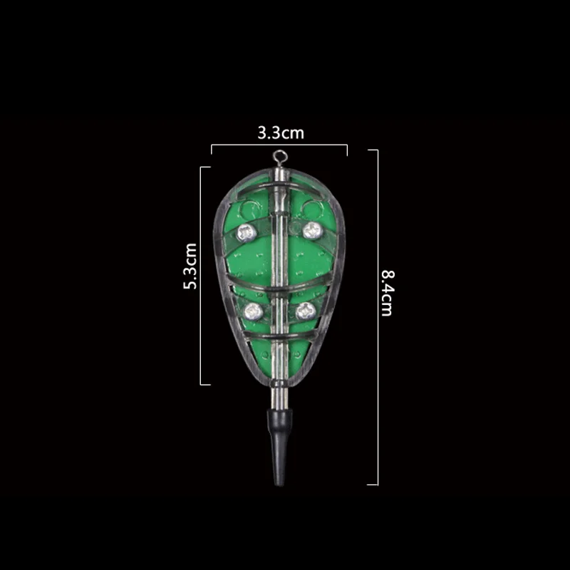 Aparejos de Pesca de carpa al aire libre, herramienta de cebado grueso, alimentador y juego de moldes, método en línea, cebo de liberación rápida, 2 unids/lote por paquete - imagen 4