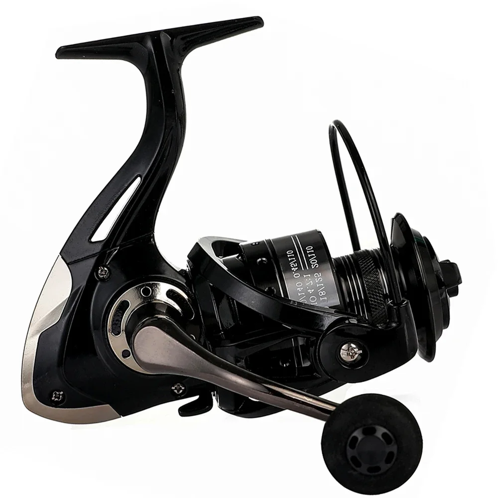 Carrete giratorio de alta calidad, mango de carrete de Metal, plantilla de mar, carrete de carpa, arrastre máximo de 8KG para pesca, bobina 2000 3000 4000 5000 6000 7000 - imagen 3