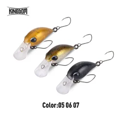 Crankbait flotante Kingdom Micro Manivela Minnow para trucha y lucio