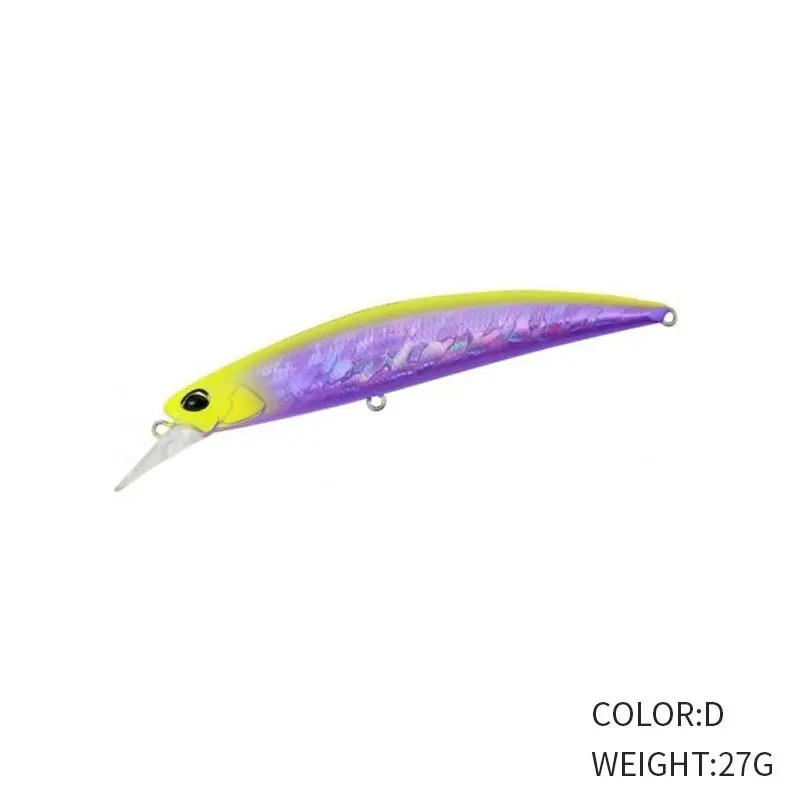 Señuelo de pesca de pececillo hundido, 110mm, 36g, galvanoplastia, Jerkbait, cebo duro Artificial para aparejos de pesca de lubina, 1 ud. - imagen 5